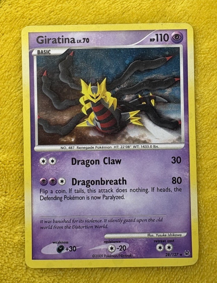 Giratina 28/127 - Platinum Set Holo Rare Pokemon Card 2009 Pokémon TCG