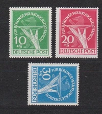 Germany Berlin Sc. #9NB1-9NB3 Mint NH Set