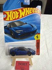 Ferrari 1/5 Ferrari Ferrari 1/5 Stradale 2026 Hot Wheels #41 azul oscuro con negro 10 radios