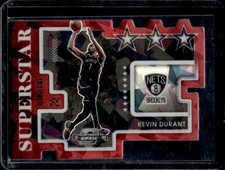 2021-22 Panini Contenders Optic Kevin Durant Superstars Red Cracked Ice #1 Nets