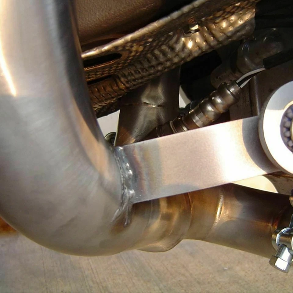 Tubo de escape de enlace medio antideslizante para moto Ducati Hypermotard 1100 2007-2009 Foto 2 de 4