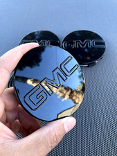 4 X Gmc Glossy Black Center Caps 83mm3 14 Satisfaction Guaranteed