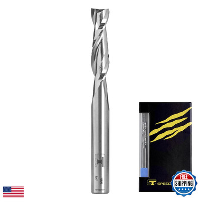 Speed Tiger Carbide Spiral Router Bits Up Cut - Iseu1/4 Diameter 1 Cutting