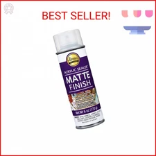 Aleene's Spray Finish 6oz Acrylic Sealer, 6 Ounce (Pack of 1), Clear-Matte