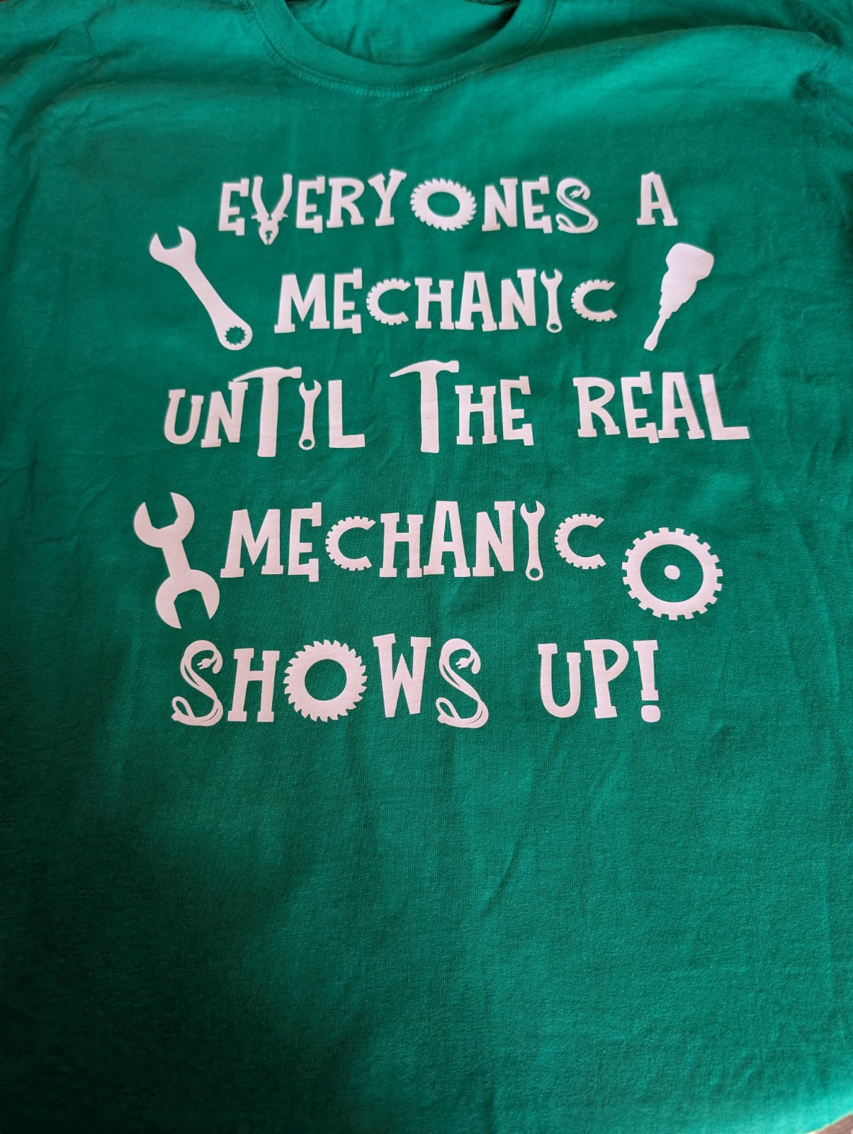 T-shirt divertente meccanico fino a 5XL VENDITORE UK