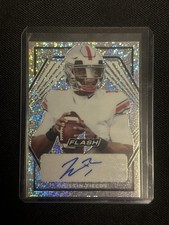 Justin Fields 2021 Leaf Flash RC Autograph Rainbow Sparkle Bears 🐻 Rookie