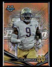 Justin Ademilola 2022 Bowman's Best Orange Refractor 19/25 #30
