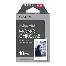 Fujifilm Instax Mini Monochrome Film 10 Exposures Credit Card Sized