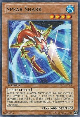 Spear Shark - CBLZ-EN009 - Common - Unlimited Edition - Moderately Played - Cosm
