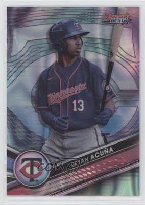 2022 Bowman's Best Top Prospects Aqua Lava Refractor /199 Bryan Acuna Acuña sc8