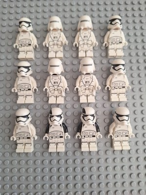 Lego Star Wars First Order Stormtrooper/offizier/snowtrooper Mit Stoffteil Lot