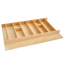 Adjustable Silverware Drawer Organizer, Trim-to-Fit, 33.11"x21.97", Kitchen Stor