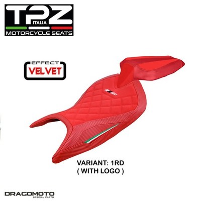 APRILIA RS 660 2021-2025 Sattelbezüge APRS66MV-1RD-1 TPZ rot CON LOGO