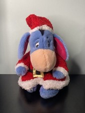 Disney Winnie the Pooh Christmas Eeyore as Santa 12  Plush