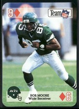 1992 Sport Decks NFL Playing Cards #9 of Diamonds Rob Moore