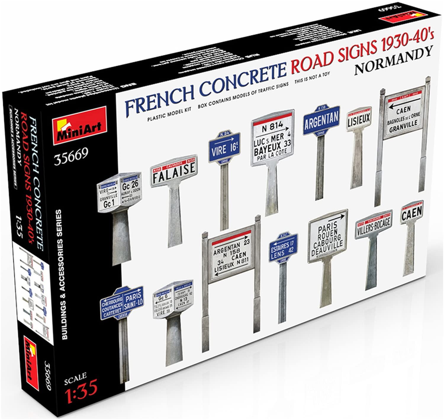 Mini Art 35669 1:35 Fran.Verkehrsz. 1930-40 Нормандия - точная копия, модель В