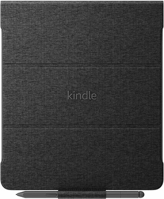 Kindle Scribe Fabric Folio Cover with Magnetic Attach, Sleek Protective Case - B