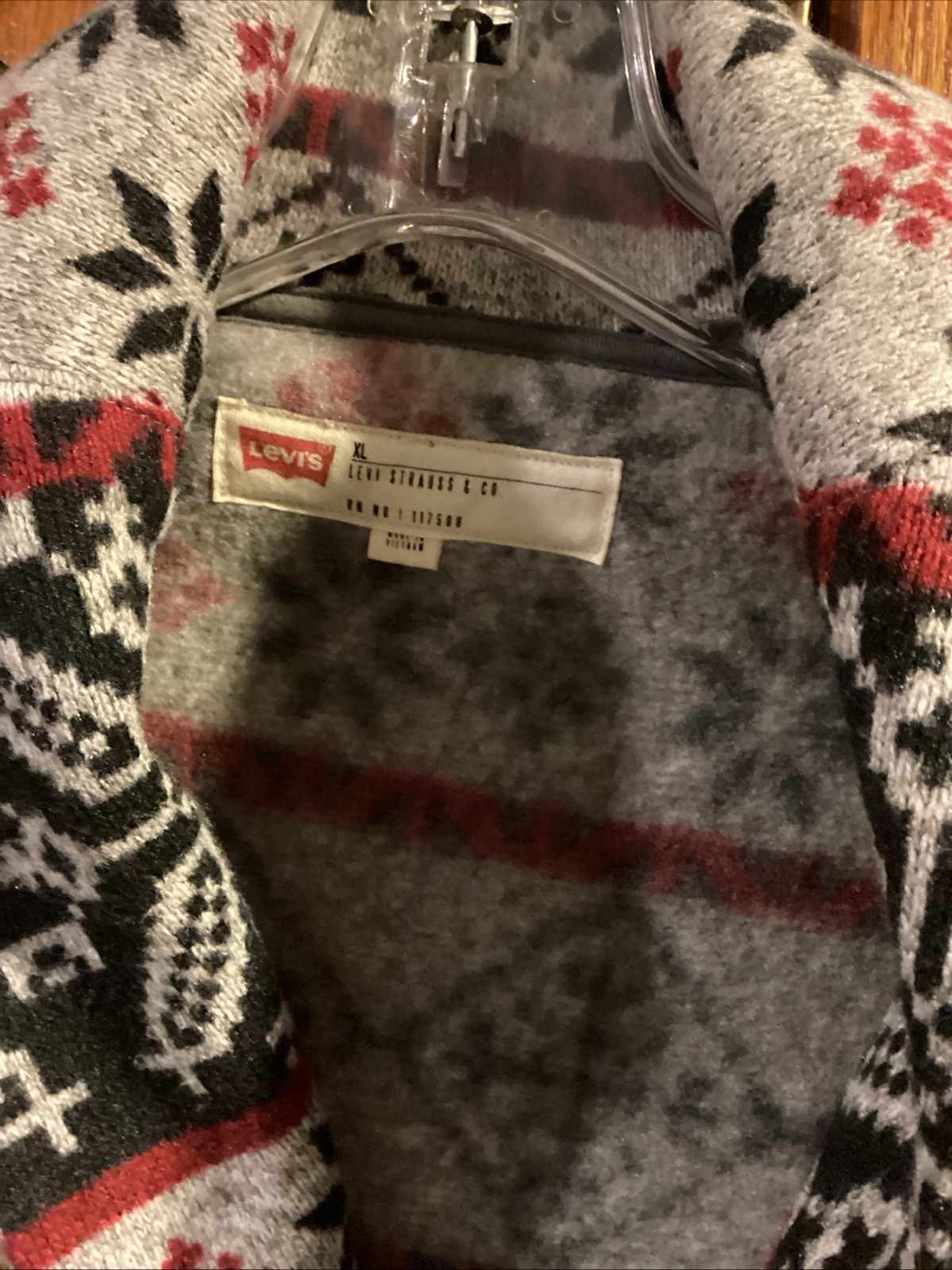 Levi’s Western Polar Fleece Jacket Xl thumbnail 2
