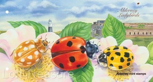 Alderney Stamps: "Alderney Ladybirds" Presentation Pack 2014 - Image 3 of 4