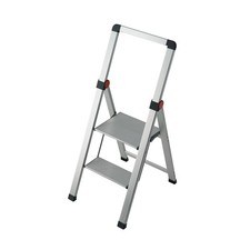 GIERRE BS200 SLIMSTEP 2 Step Aluminium High Parapet Stool | Stairs