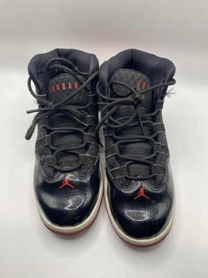 Nike Air Jordan Max 3 Aura Boys' Black Red Basketball Sneakers Size 2.5Y
