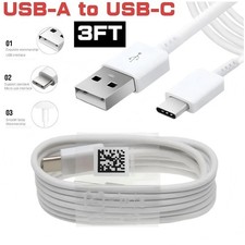 3ft USB A to USB C Cable Type C Charging Cable for Samsung Galaxy S8 S8 S9 S9 
