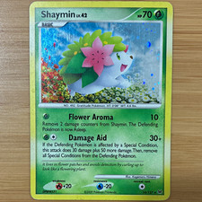 Shaymin 14/127 Platinum Holo Rare Pokemon TCG Card English 70 HP Basic on eBay