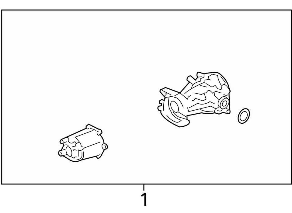 2008-2009 Ford Taurus X 3.5L Axle Carrier Differential Assembly 100K E7RHT Foto 3 de 3