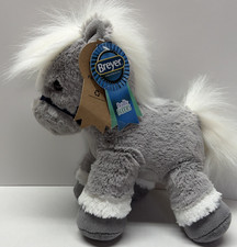 Aurora Breyer 2019 Gray White Plush Horse Stuffed Animal Soft Collectible