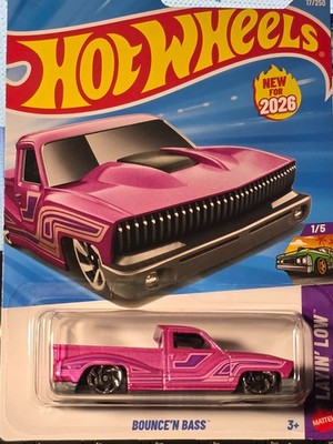Hot Wheels Case F 2026 Layin Low 1/5 Bounce N Bass Pink