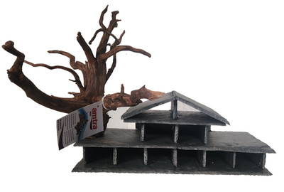 Schieferhöhle Welshöhle Laichhöhle 30 x 15 x 12 cm Höhle L-Welse Aquarium