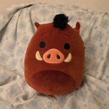 Disney The Lion King Pumbaa Warthog Plush Stuffed Animal Brown Small 6-14 in