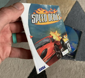 Speed Devils Sega Dreamcast "Clean Cover" Rare Walmart Variant Complete Tested