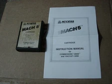 Commodore - MACH-5 - CARTRIDGE and Instructions, for c-64, 128, or SX-64 Tested