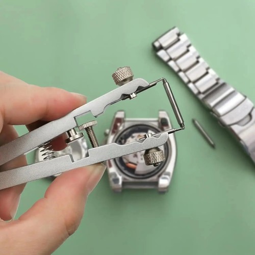 Watch Spring Bar Plier Tool Kit Tweezer for Strap Removal Wrist Bands Repair Set - Picture 7 of 9