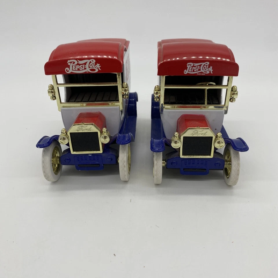 Lot of 2 Vintage 1912 Delivery Car Gearbox Pepsi-Cola co. Coin Bank - Image 2 of 4