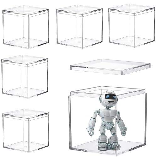 Acrylic Box With Lid Large Clear Acrylic Boxes Transparent Display Square Cube S eBay