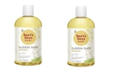 Burt's Bees Baby Bubble Bath Original 12 oz Pack of 2 Tear Free Sensitive Skin