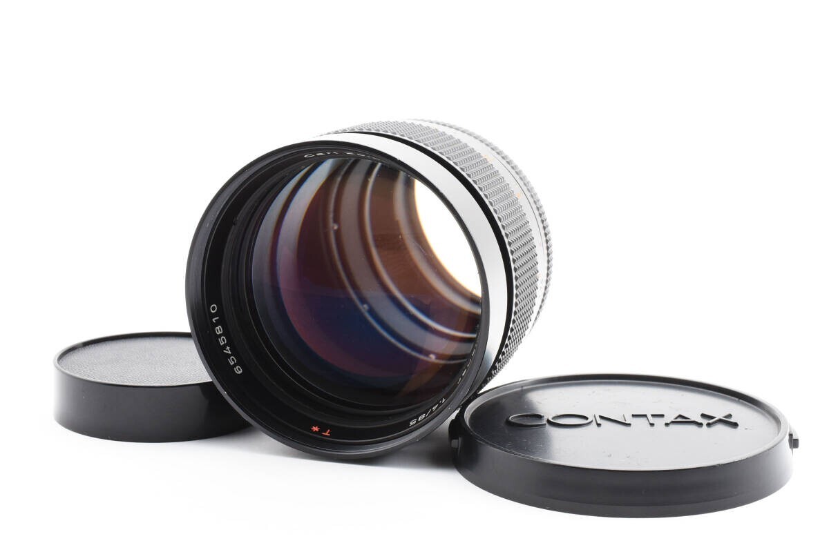 Contax Carl Zeiss Planar 85mm F1.4 T AEG Black Lens with Cap Contax Carl Zeiss Planar 85mm F1.4 T AEG Black Lens with Cap