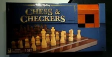 Cardinal Game Gallery Chess & Checkers Wood Set