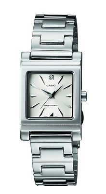 Casio Women's Quartz Dress Silver-Tone Bracelet 21mm Watch
