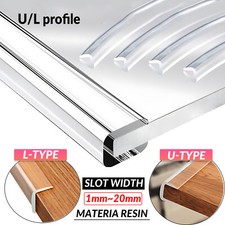 Silicone Rubber U/L Shape Sealing Strip U Channel Edging Trim Slot Width 1 20mm