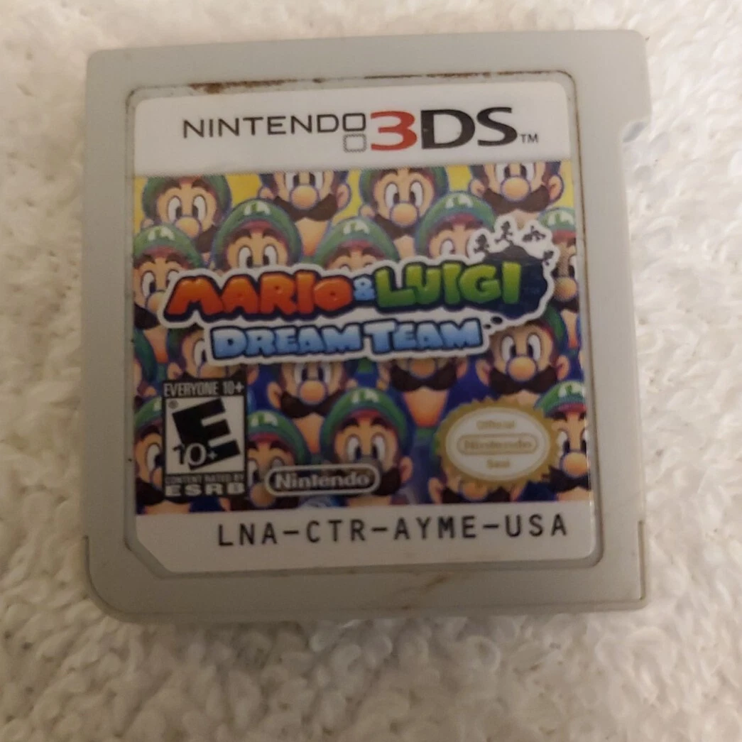Mario and Luigi Dream Team Nintendo 3DS Cartridge with Blank