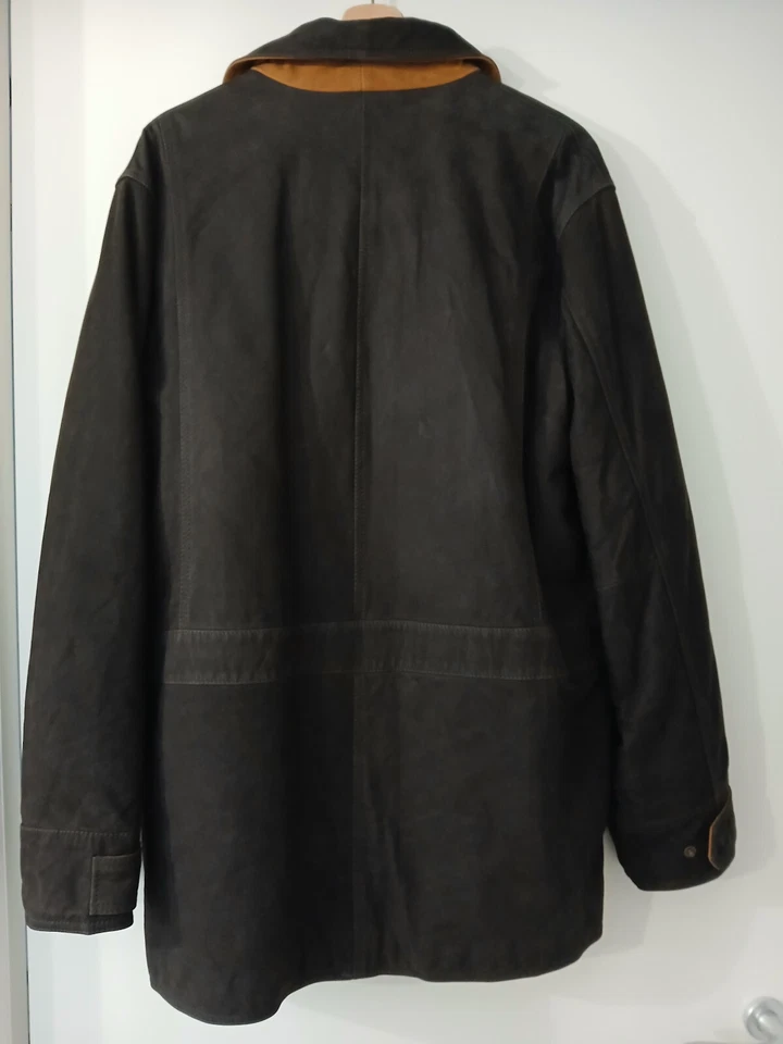 GIUBBOTTO CAPPOTTO GIACCA Timberland Pelle TAGLIA M VINTAGE Nero - Immagine 4 di 4