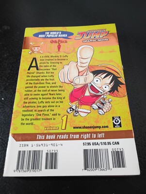 One Piece - Book 1 - Gold Foil (4th Print) | eBay