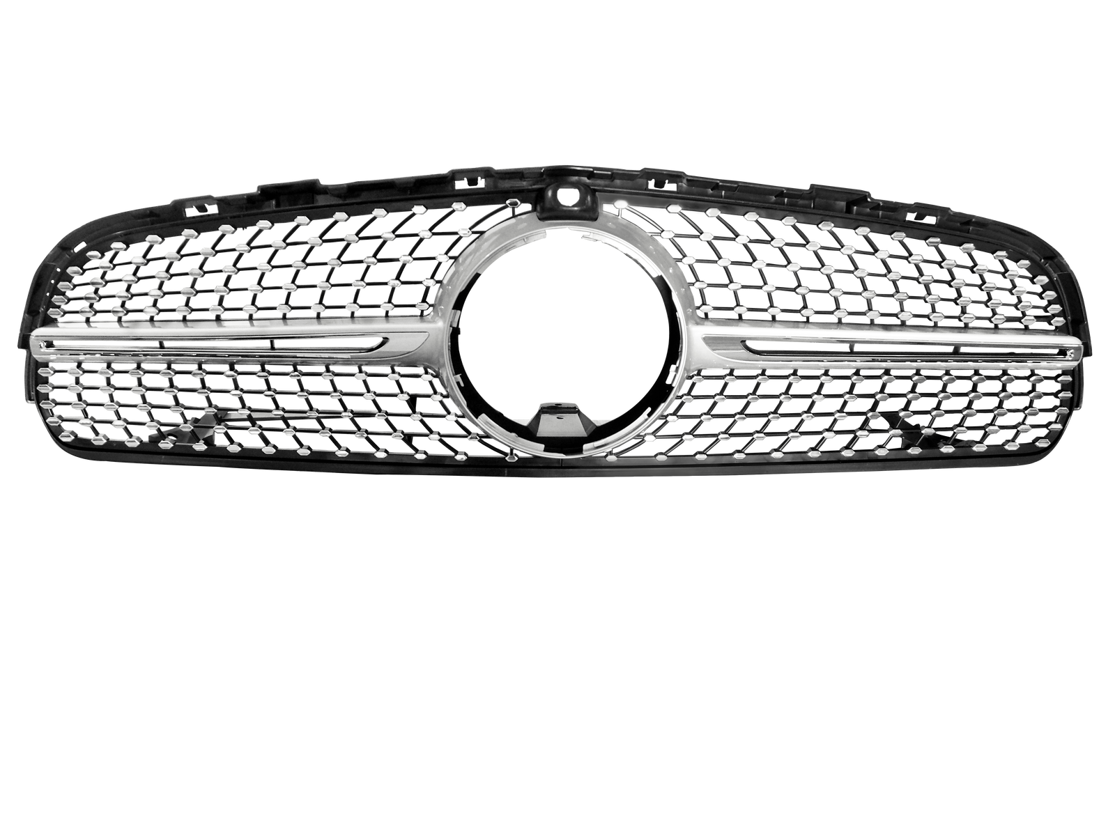 Front Bumper Diamond Grille For Mercedes X253 GLCCLASS GLC300 250 AMG