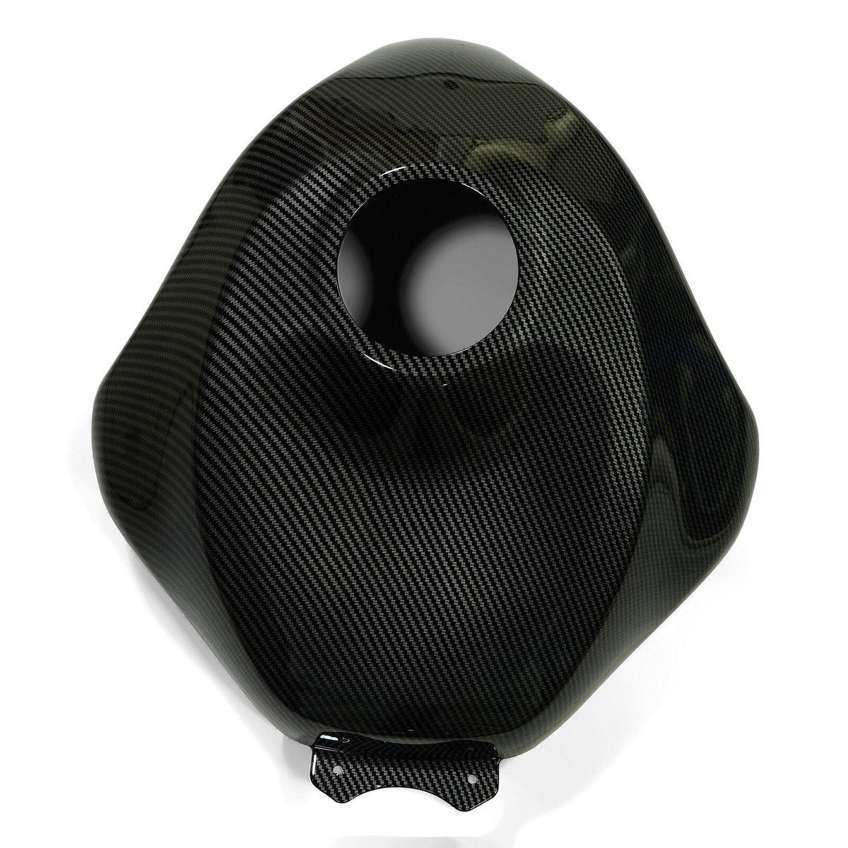 ガスガン For Kawasaki Ninja ZX10R 2008-10 Black Carbon Fiber Fuel Gas Tank