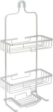 Zenna Home Hanging Shower Caddy with 2 Shelves, Soap Tray