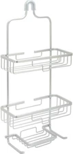 Zenna Home Hanging Shower Caddy with 2 Shelves, Soap Tray