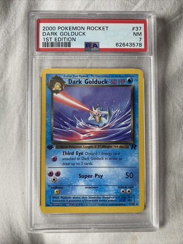 Dark Golduck (1st Edition) graded PSA 7 for sale on eBay